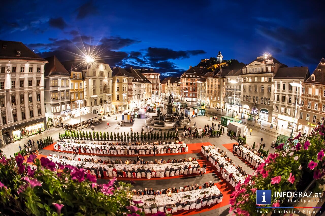 Lange Tafel der Genusshauptstadt Graz