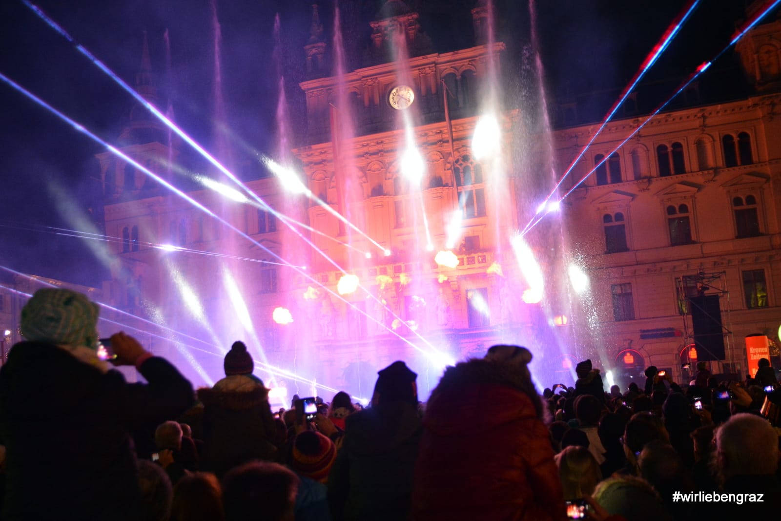 Silvester in Graz – Grazer Silvester Spektakel 2024 – Fotos und Videos