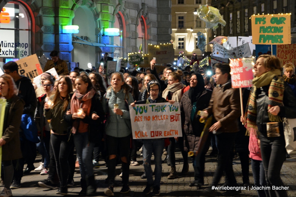 Klimaschutz Demos in Graz – Fridays for Future